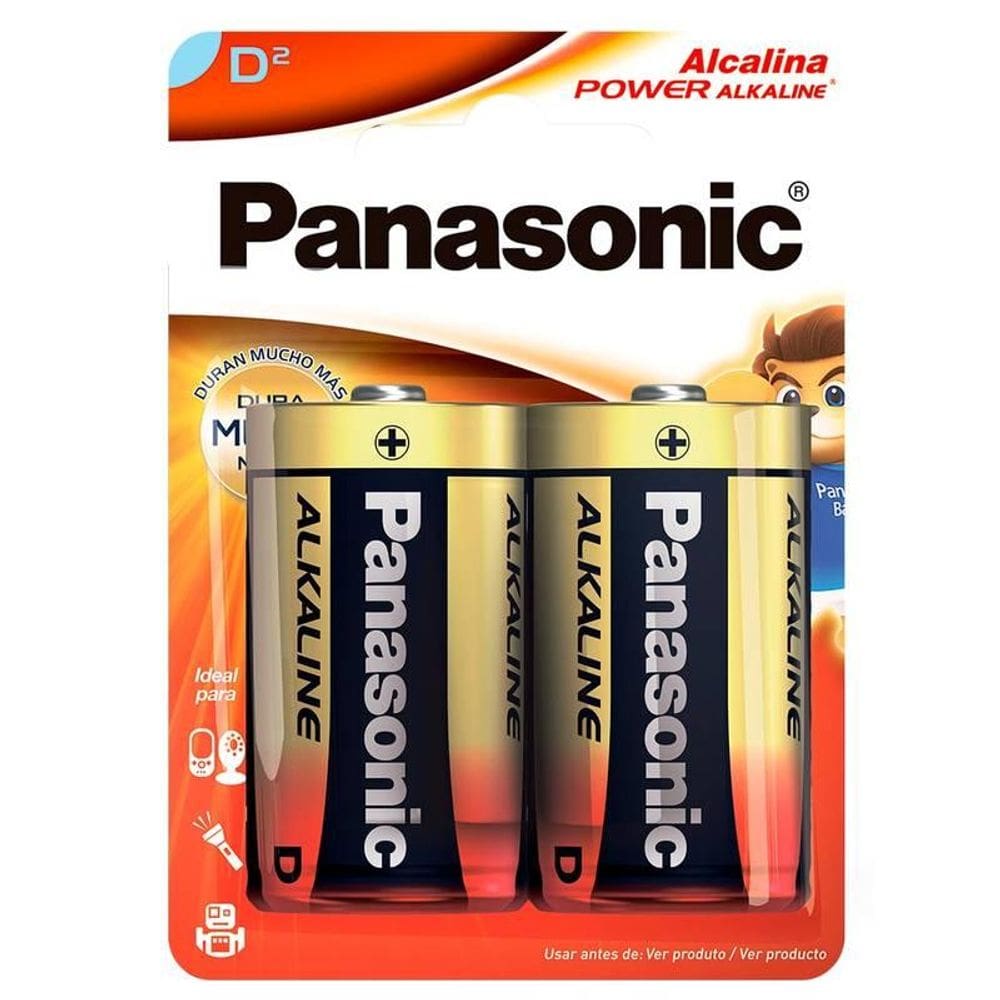 2 Pilhas Alcalinas D Panasonic [F108]