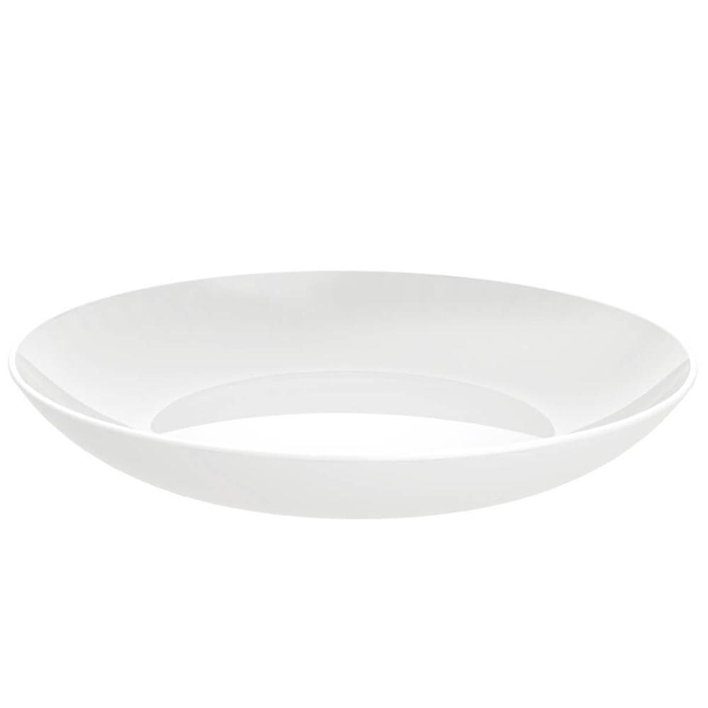 Kit 6 Pratos Fundos Tramontina de Porcelana Branco 22cm Sophia Servir Sopas