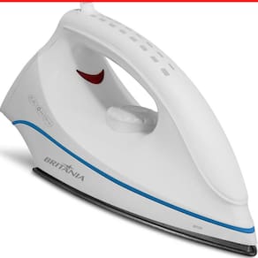 Ferro de Passar Roupa BRITANIA a Seco 1250w BFS30 Antiaderente 200°C Cabo giratório 5 temperaturas