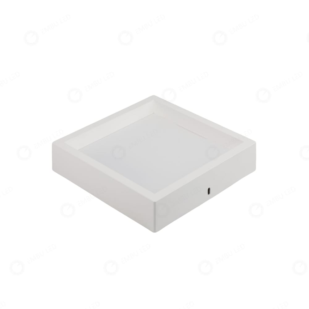 Painel Plafon de Embutir Quadrado 21cm Led 18W 3000K Bivolt