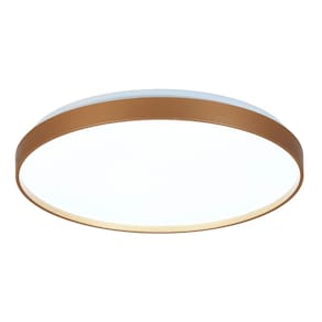 Plafon Sobrepor Dourado 56cm Led 50W 3em1 Bivolt LA1035 Delis