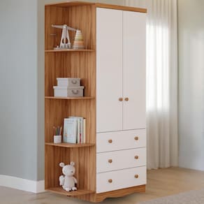 Guarda Roupa Smim 2 Portas com Prateleira - Móveis Peroba
