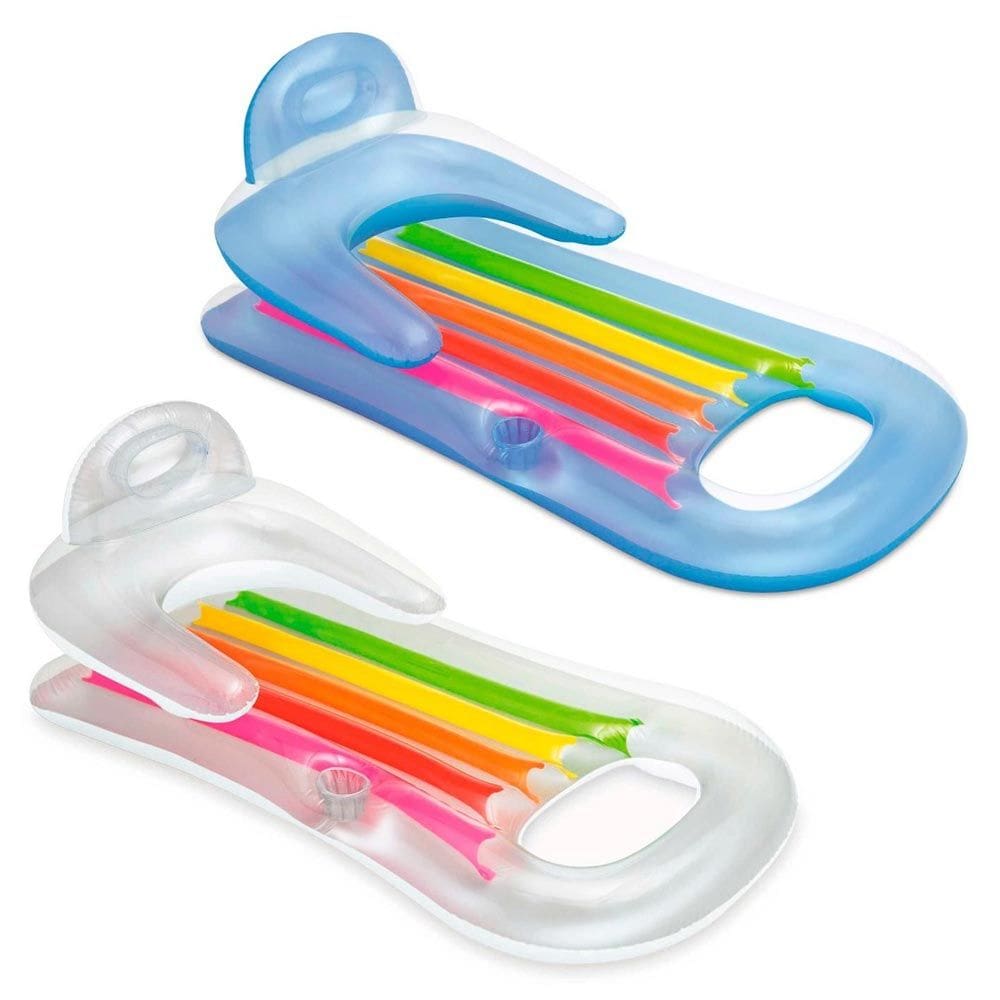 Kit Colchão Inflável King Cool C/ Porta Copos 2 Unidades - Intex