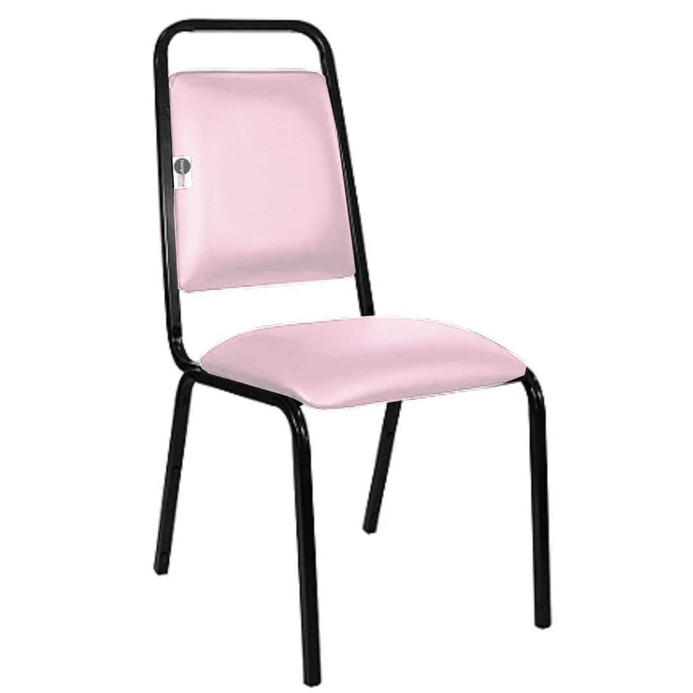 Cadeira Empilhável para Hotelaria Linha Hotel Fremont Rosa