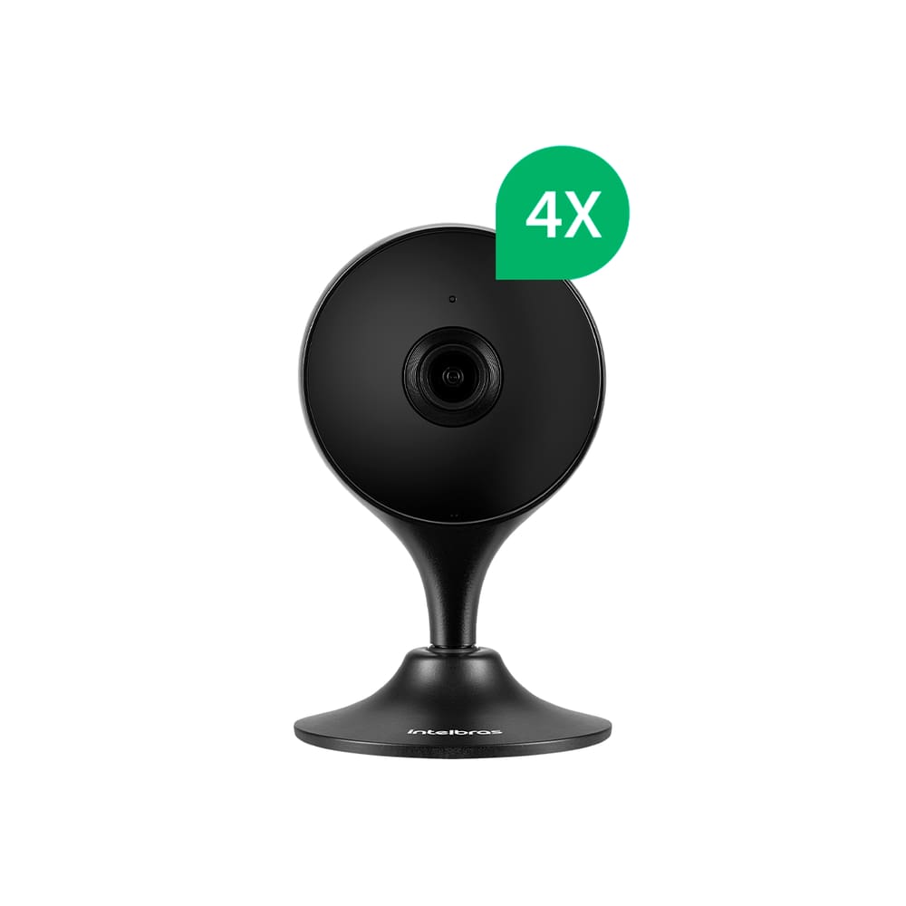 Kit Câmera de Vídeo Wi-fi Intelbras IM3 C Black