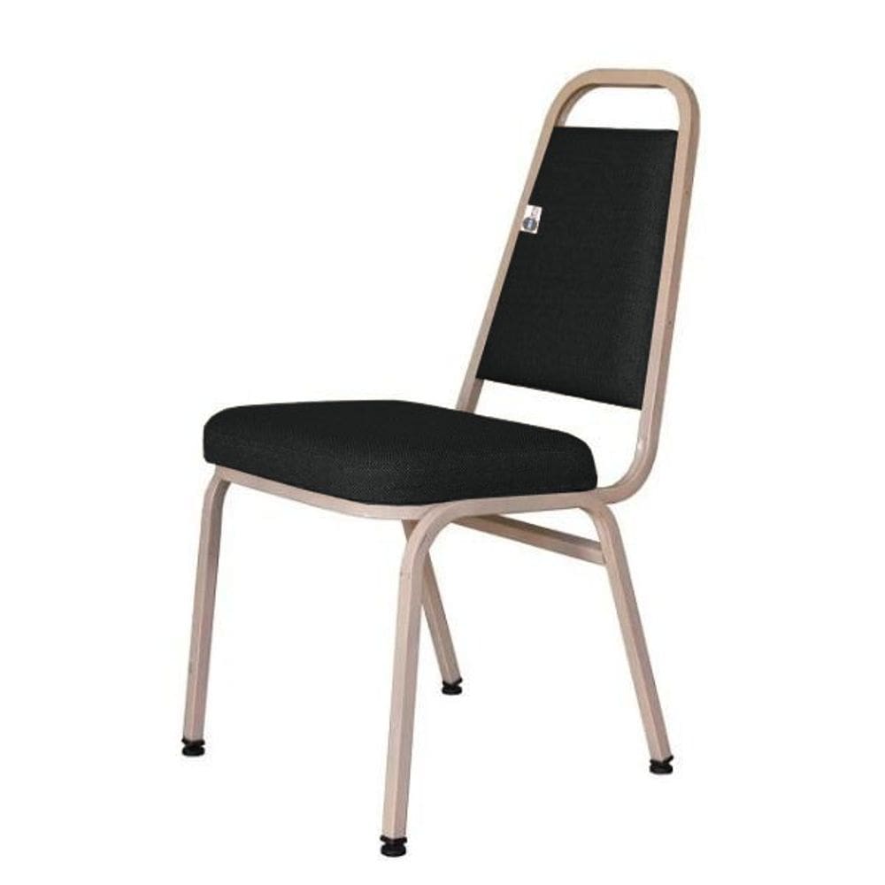 Cadeira Empilhável para Hotelaria Linha Hotel Jersey Preto
