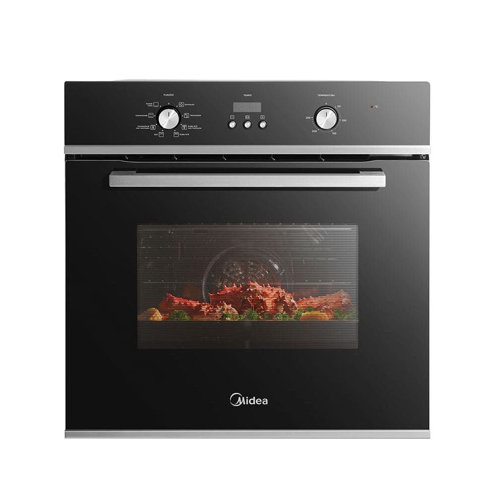 Forno Elétrico de Embutir 80L Digital Midea