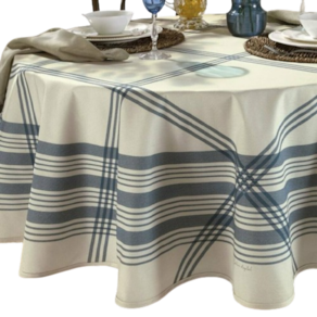 Toalha de Mesa Redonda Döhler Clean 180 cm Limpa Fácil Luna