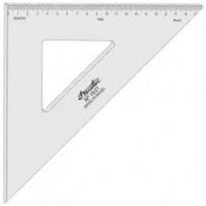 Esquadro Acrilico 16Cm 45 Com Graduacao - 1516