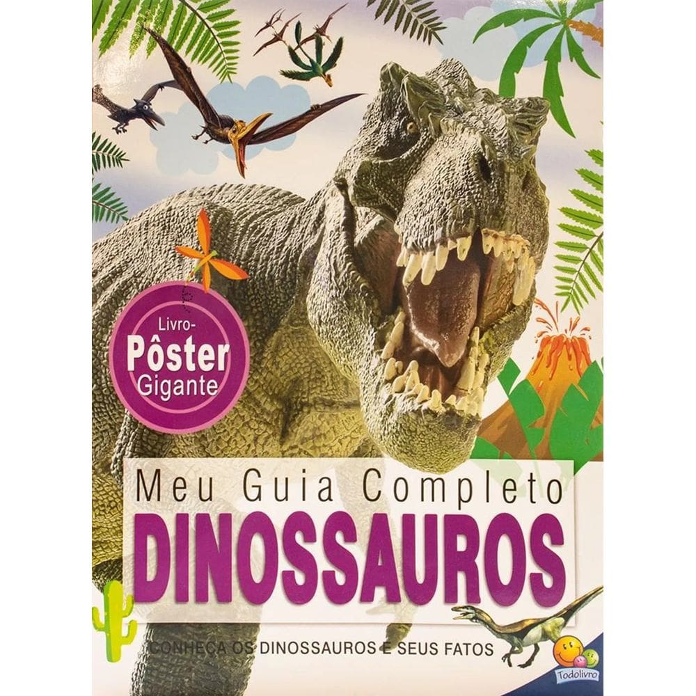 Livro Pôster-Gigante - Meu Guia Completo - Dinossauros