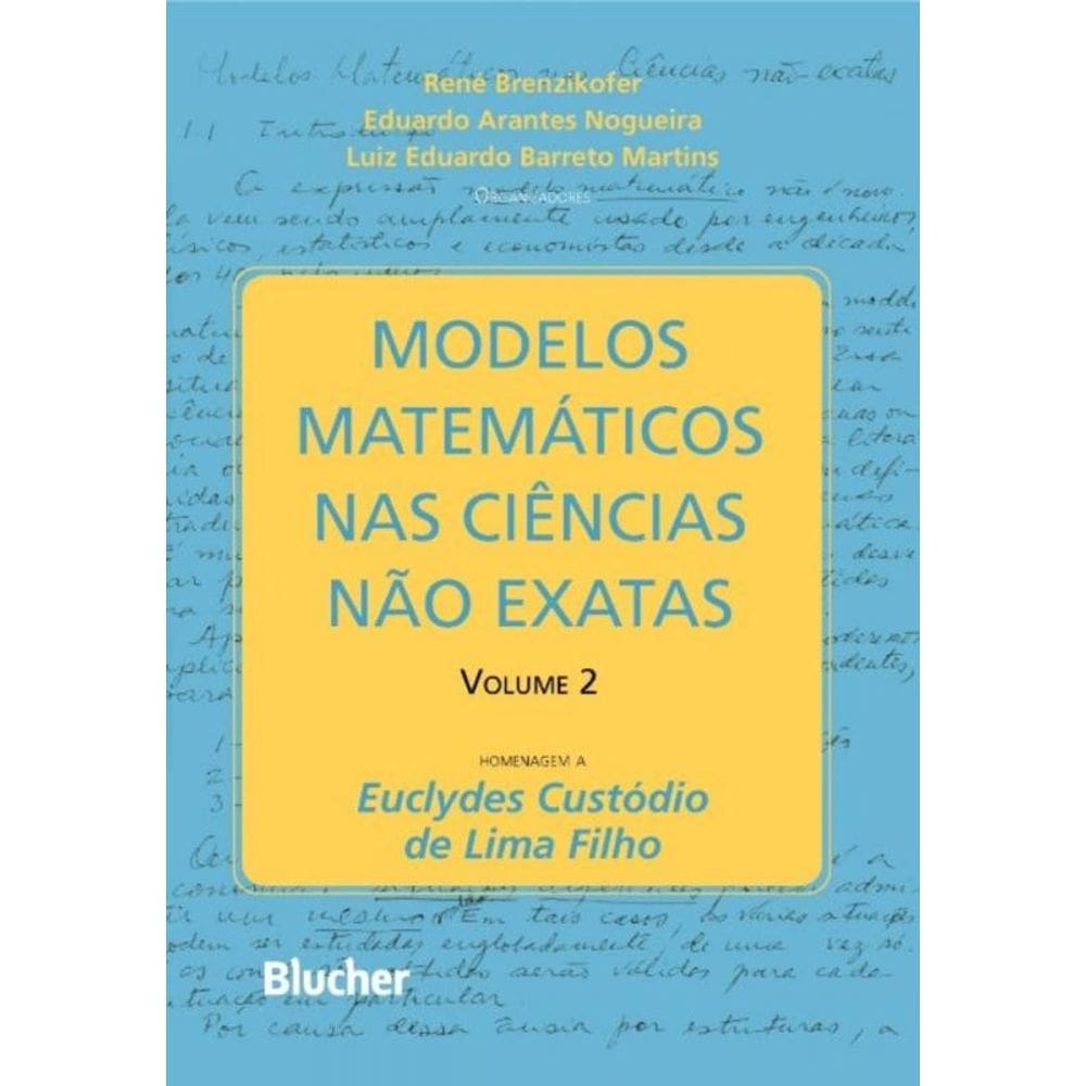 Modelos Matematicos Nas Ciencias Nao Exatas Vol.02