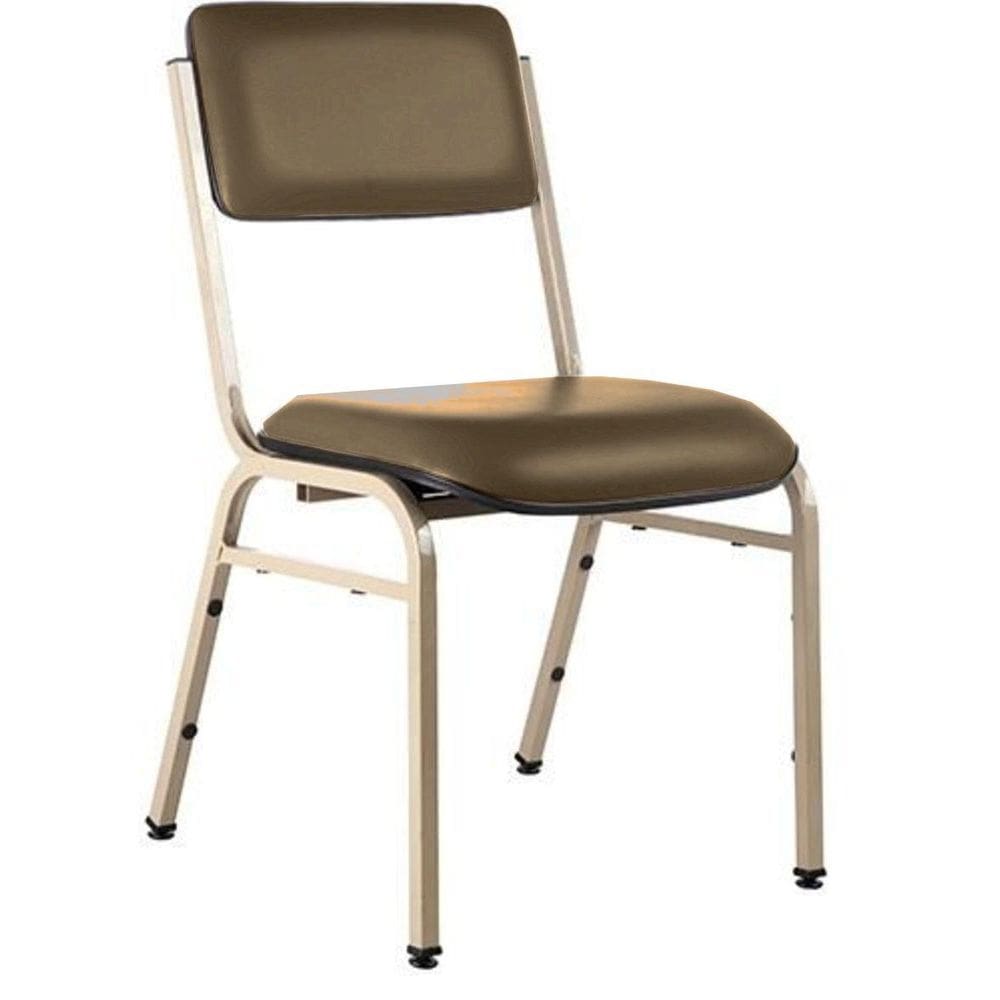 Cadeira Empilhável para Auditórios Linha Hotel Smart Marrom