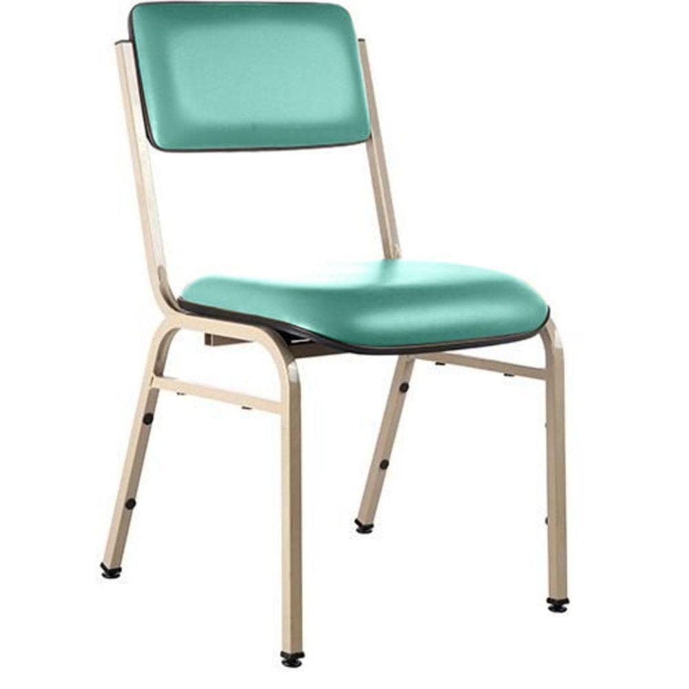 Cadeira Empilhável para Auditórios Linha Hotel Smart Verde