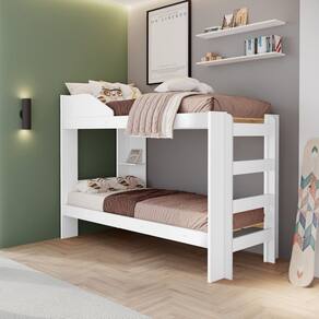 Beliche Para Quarto de Solteiro Onix Branco