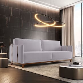Sofá Living 2 Lugares Dubai 156cm l Cinza