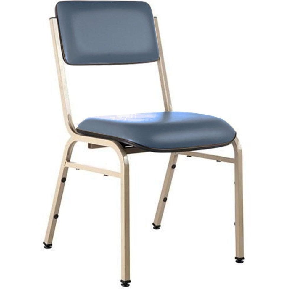 Cadeira Empilhável para Auditórios Linha Hotel Smart Azul