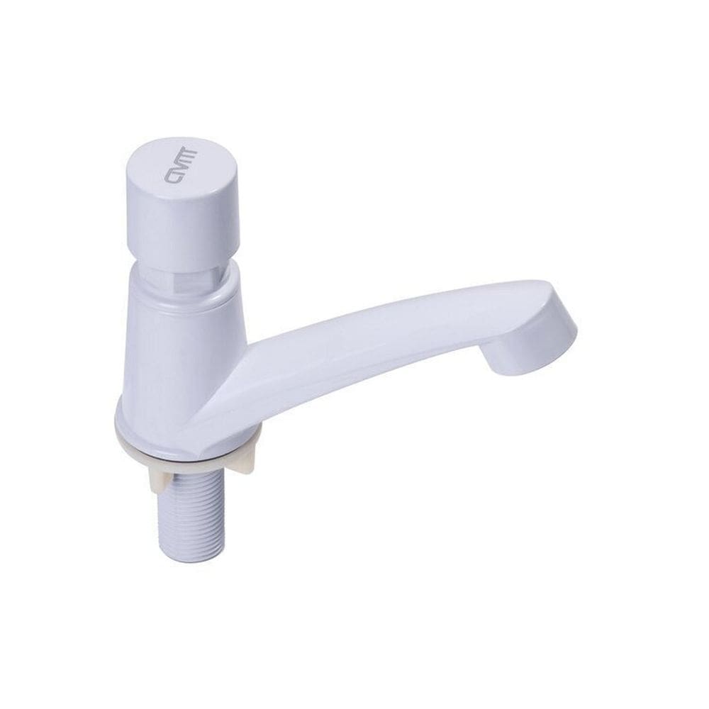 Kit 2 Torneiras de Lavatório Automática Temporizada Civitt Branco