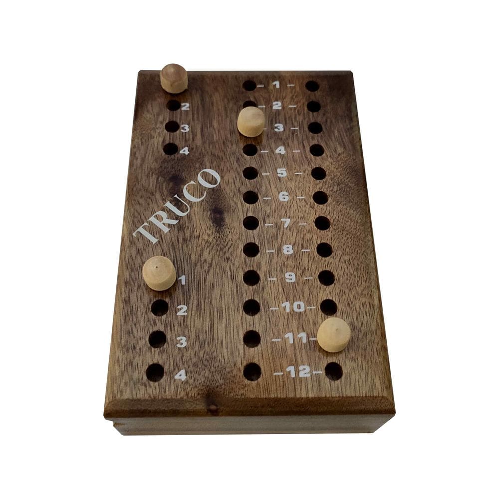 Estojo para Jogo de Truco com Baralho e Marcador - Cód. 9012