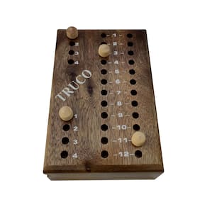 Estojo para Jogo de Truco com Baralho e Marcador - Cód. 9012