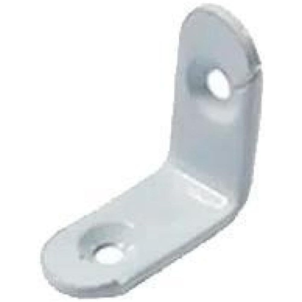 Kit 20 Cantoneira De Metal 4 Furos 2.5Cm X 2.5Cm Branca Bals