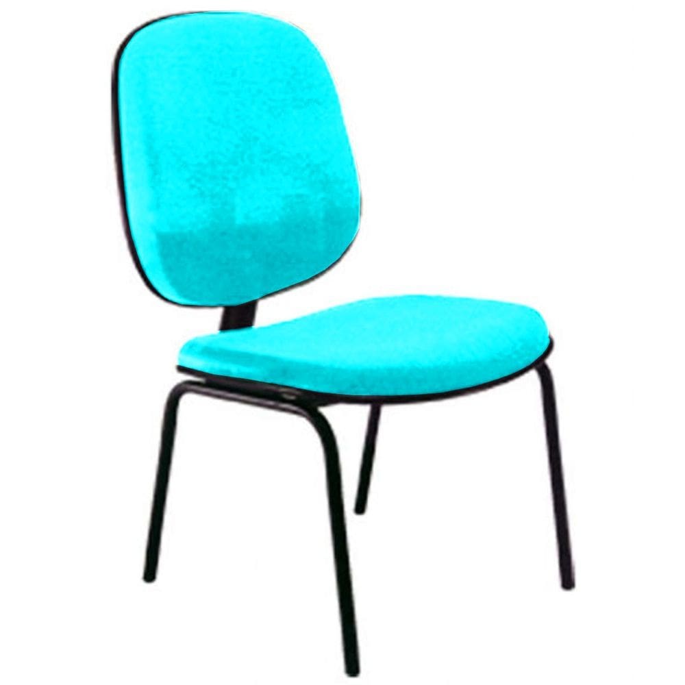 Cadeira Diretor Fixa para Escritório Linha Uno Verde