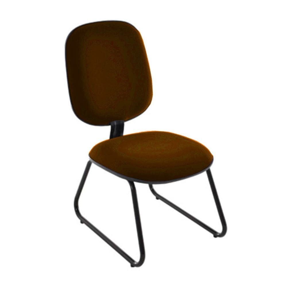 Cadeira Diretor Trapézio para Escritório Linha Uno Marrom