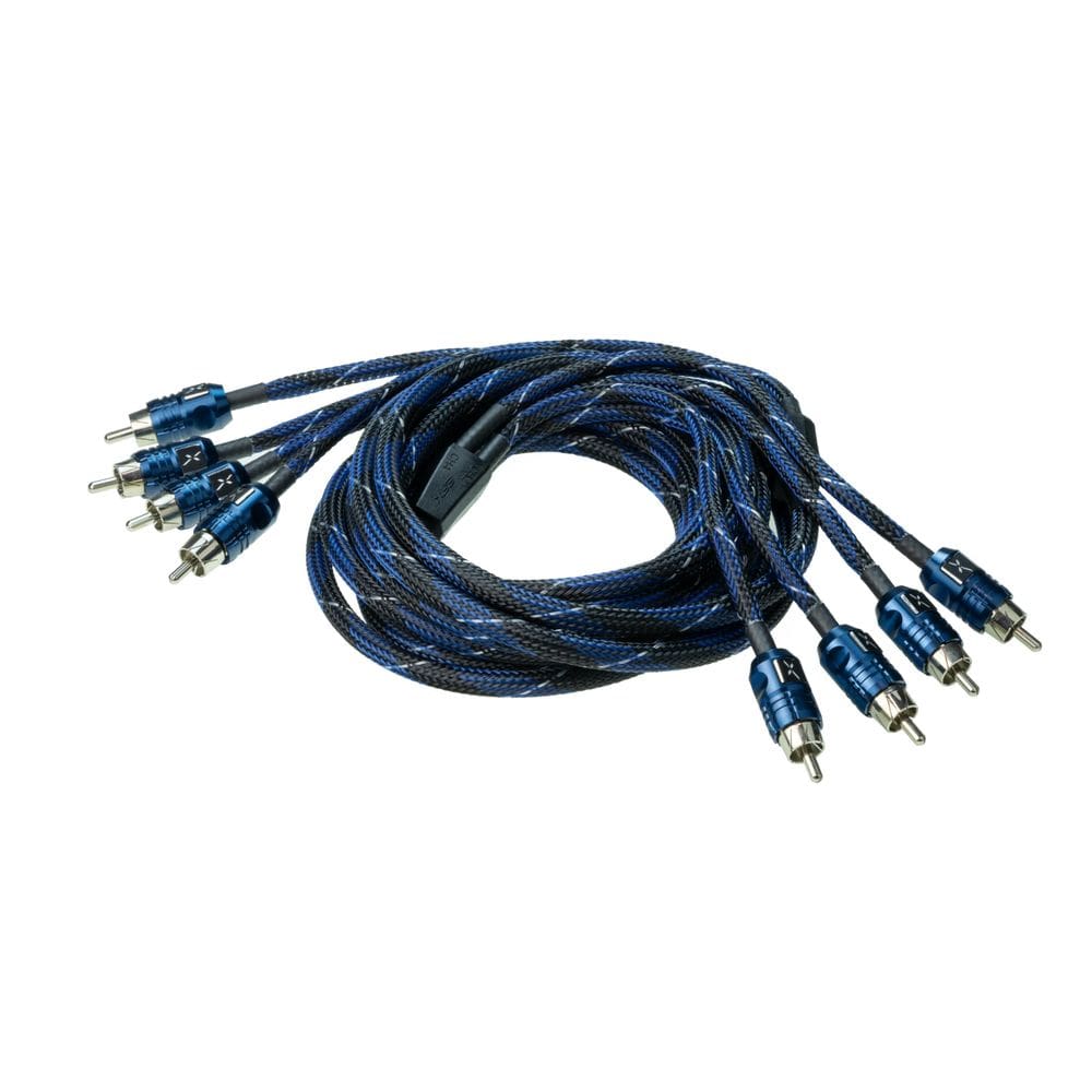 Cabos de áudio de interconexão RCA Scosche EFX Delta D20X4 4CH 6m