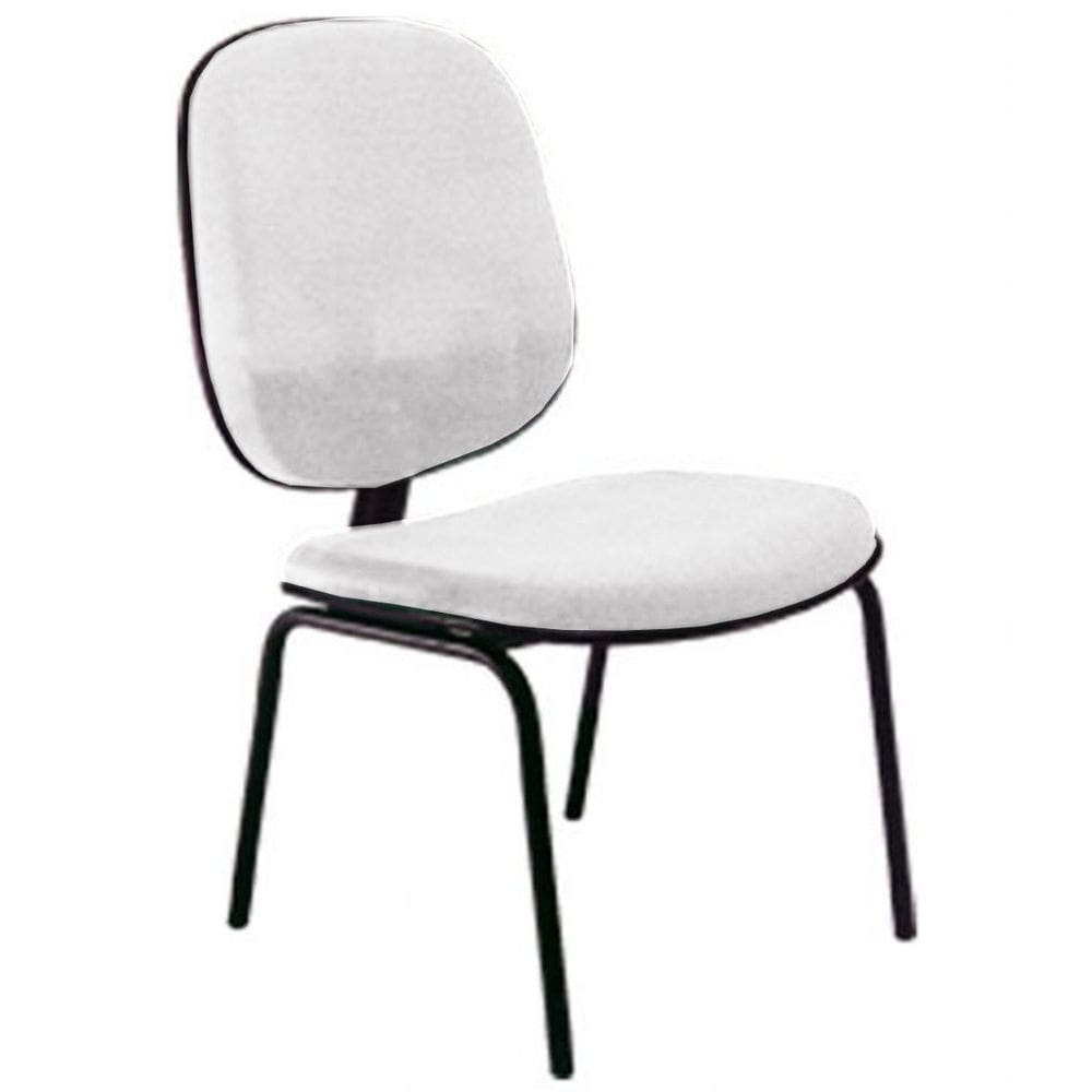 Cadeira Diretor Fixa para Escritório Linha Uno Branco