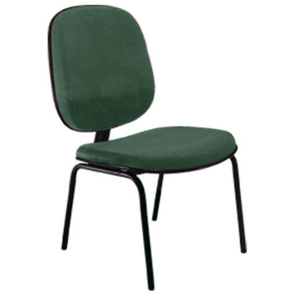 Cadeira Diretor Fixa para Escritório Linha Uno Verde