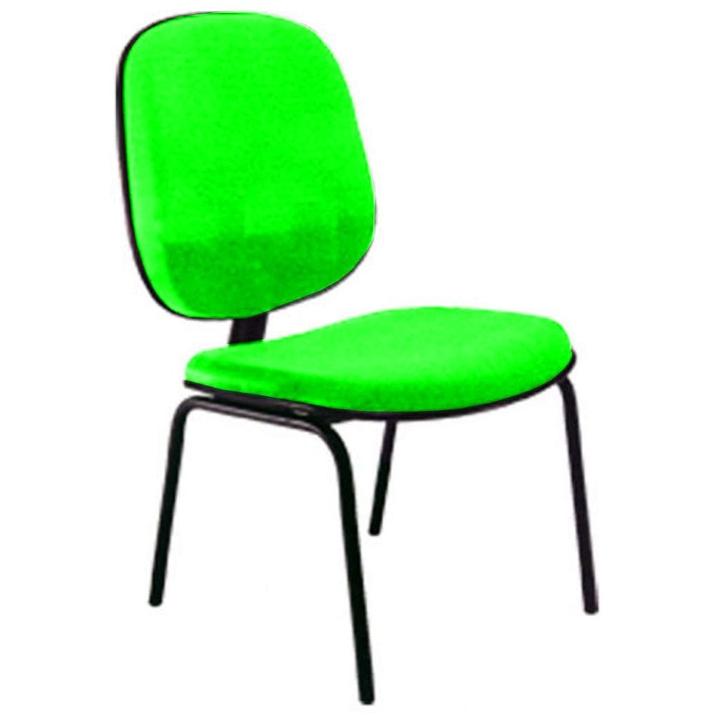 Cadeira Diretor Fixa para Escritório Linha Uno Verde