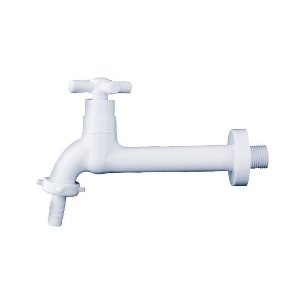 Kit 2 Torneiras Pia Tanque Abs 1/4 de Volta Civitt Branco