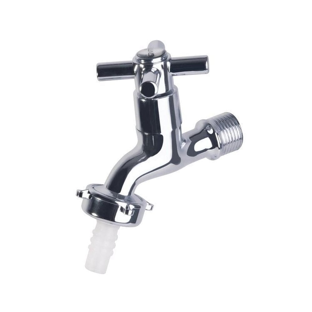 Kit 3 Torneiras Tanque em Metal Cromado Civitt Cinza