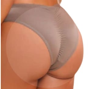 Kit 5 Calcinhas Levanta Bumbum Microfibra Feminino Adulto