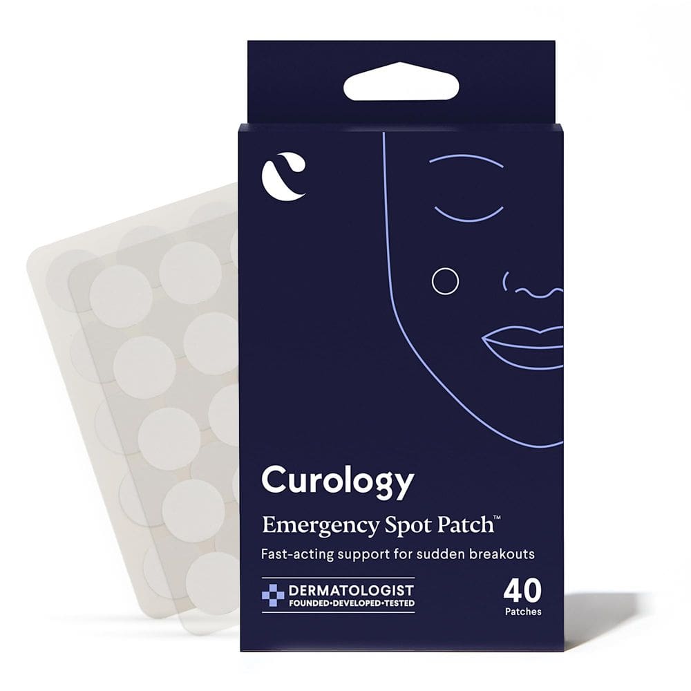 Curology Emergency Spot Hydrocolloid, adesivos para espinhas, 40 unidades