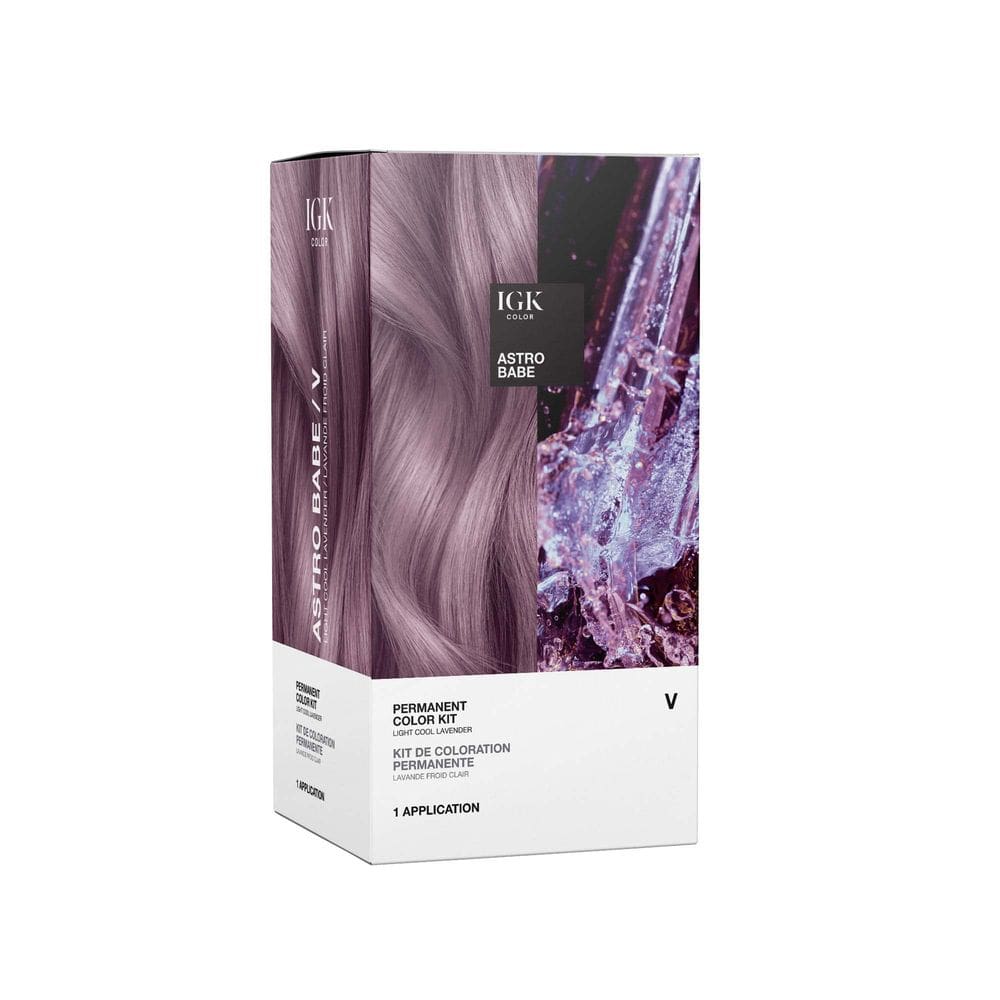 Kit de cores permanentes IGK ASTRO BABE Light Cool Lavender V
