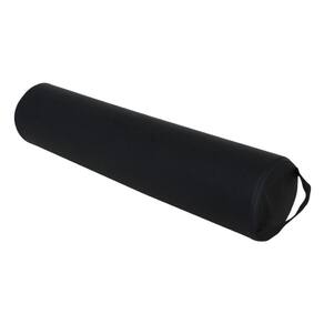 Almofada Bolster ForPro Full Round Black para massagem e ioga