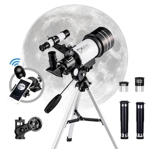 Telescópio Hylastar para adultos e crianças com adaptador de smartphone