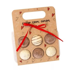 Maleta Blister Ideal Para 6 Doces (Amor Doce) Ideia 4541 40 Peças