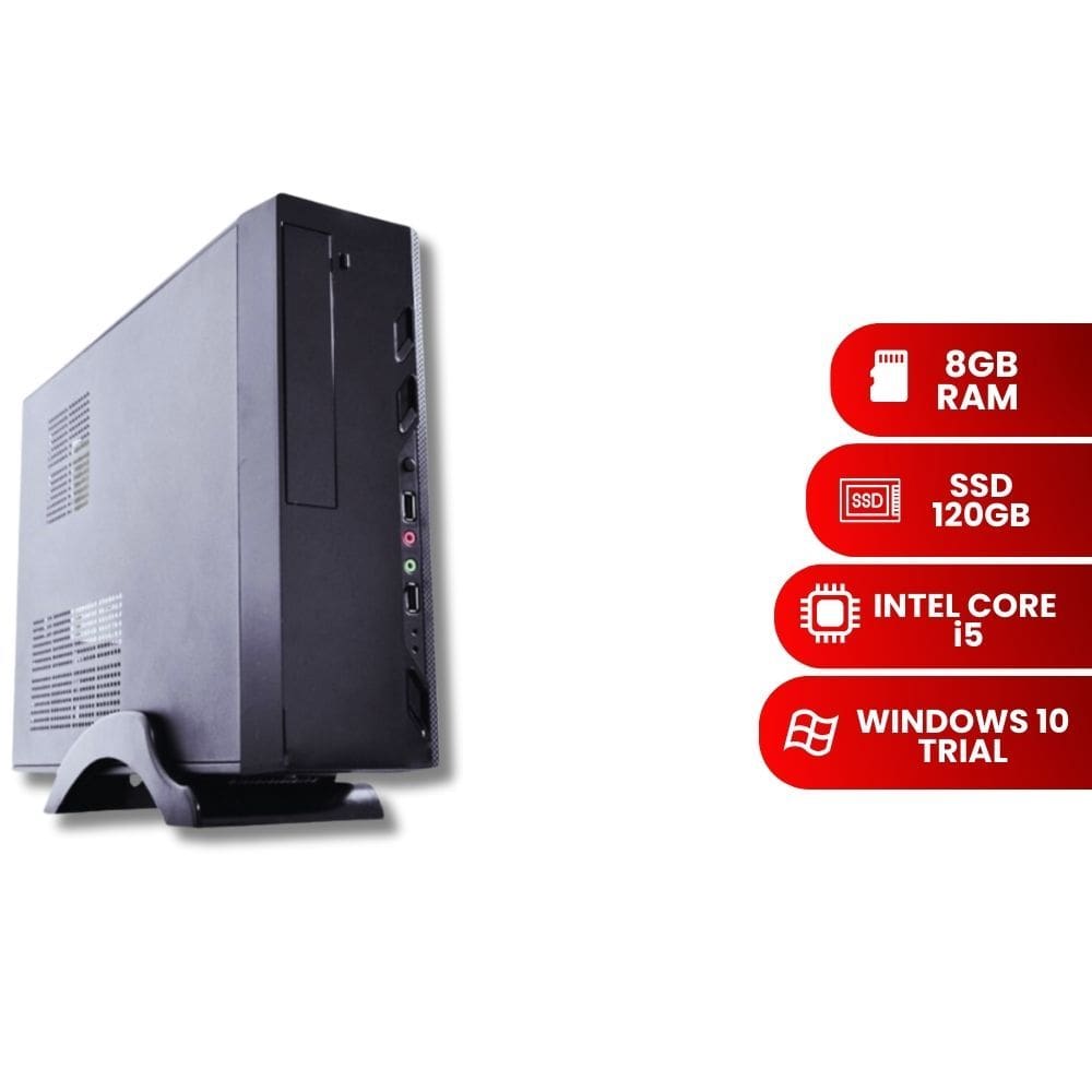 Potencia e velocidade CPU Intel core i5 8GB RAM + Ssd 120GB