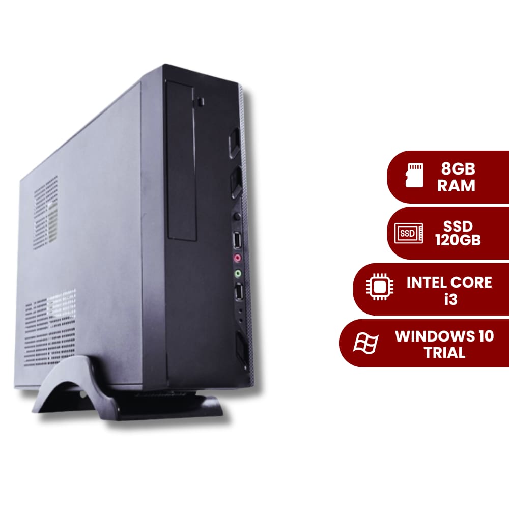 Alta Velocidade PC Intel i3,SSD 120GB + 8GB RAM + Windows 10