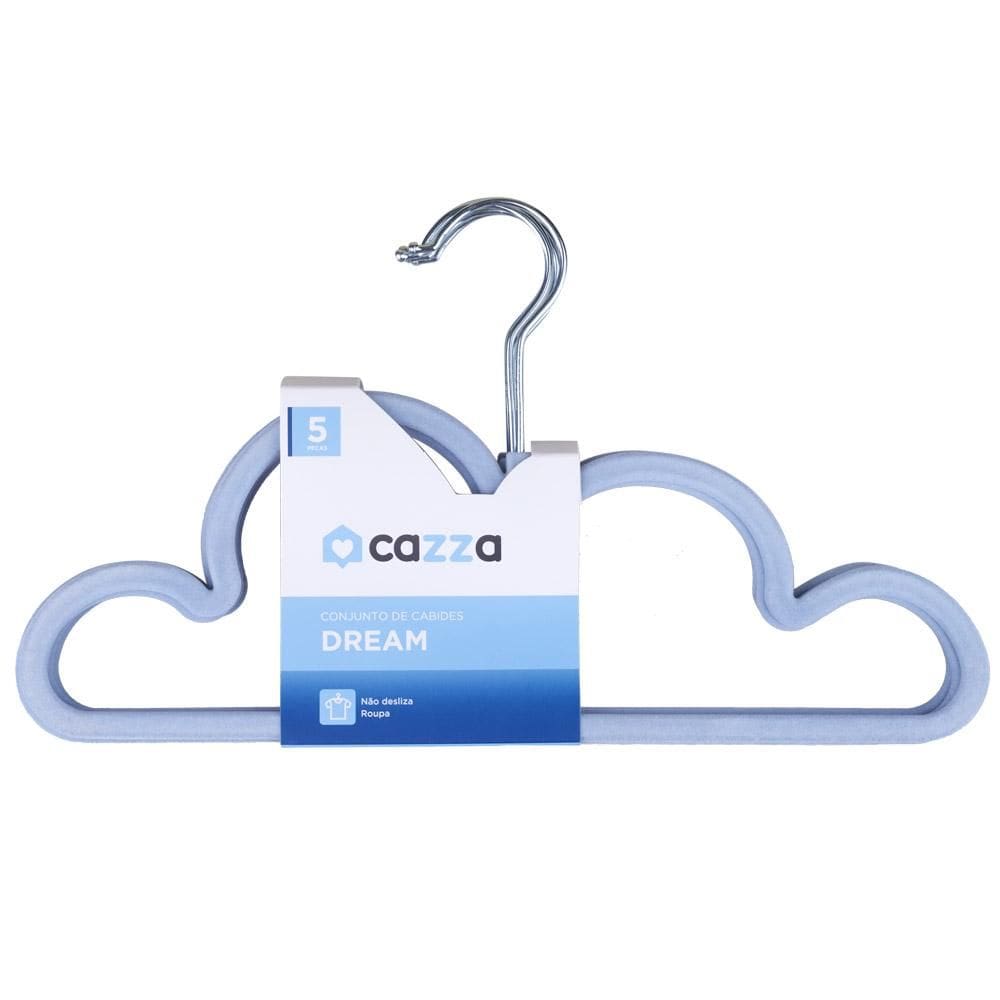 Conjunto 5 Cabides Plástico Dream Cazza