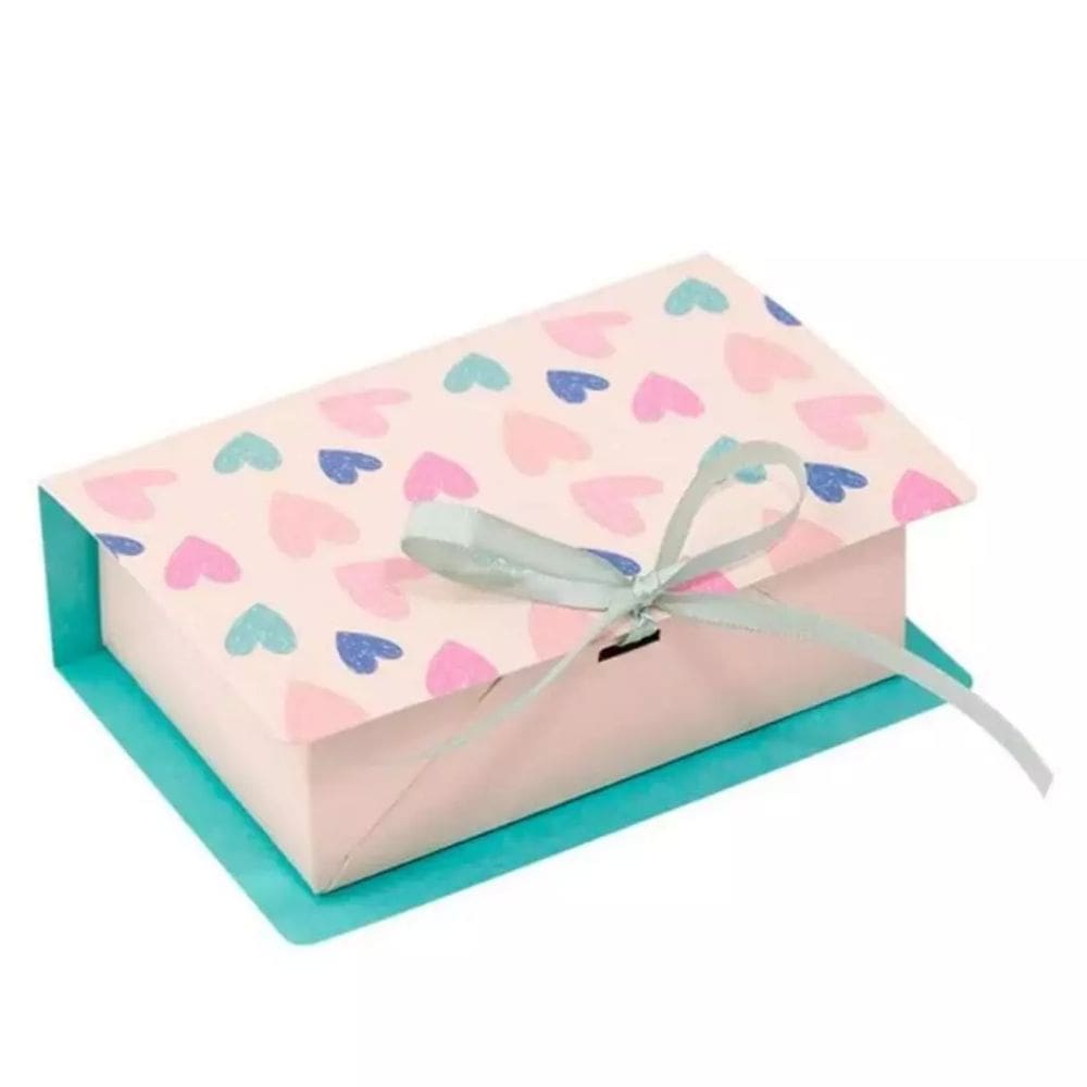 Caixa Livro Para Dia Das Mães e Namorados (6 doces) com Berço Amor em Cores 30 Peças - Ideia 4374