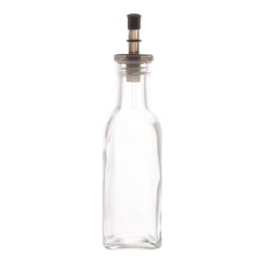Garrafa para Azeite de Vidro com Tampa Preta 200ml - Lyor