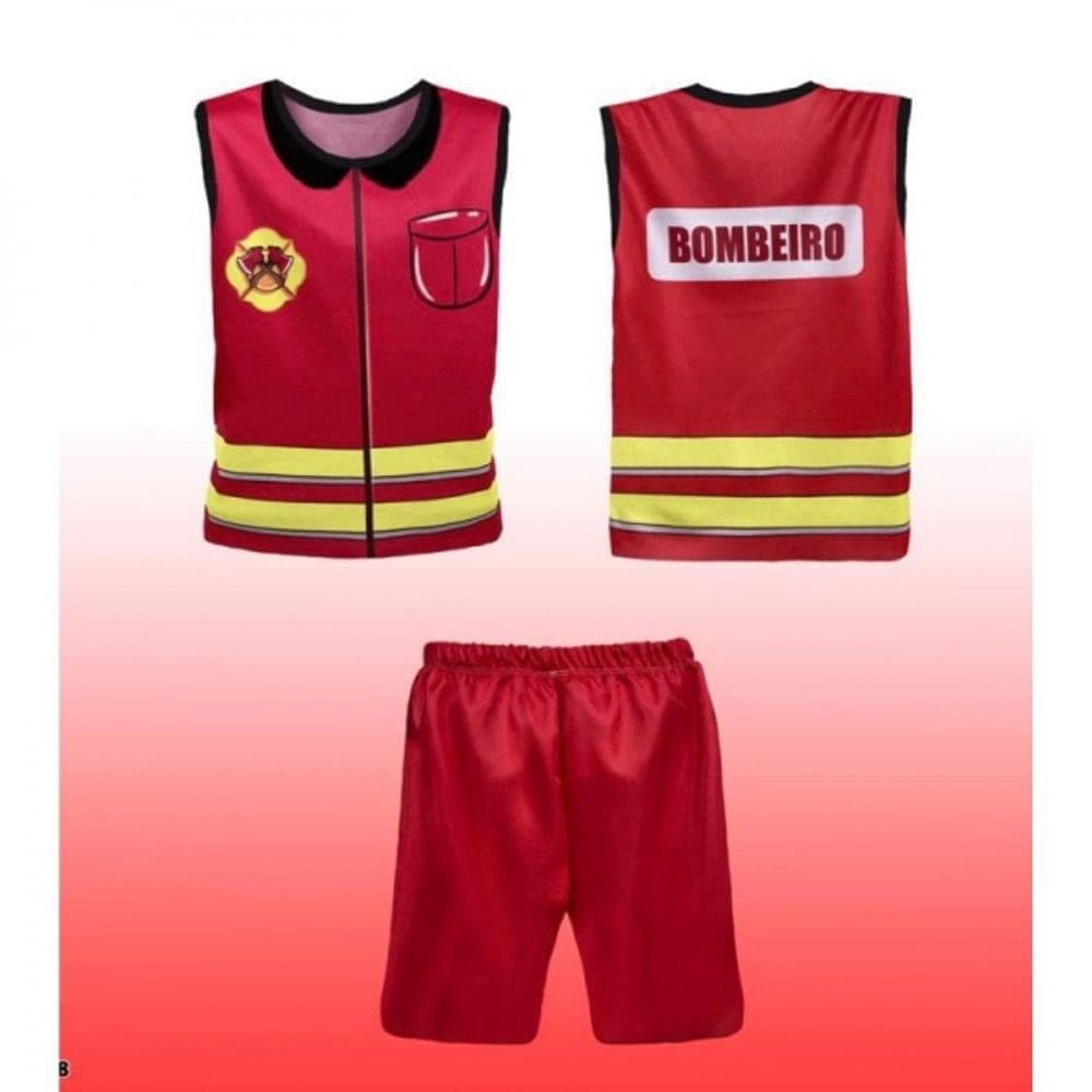 Fantasia Infantil Bombeiro Verão
