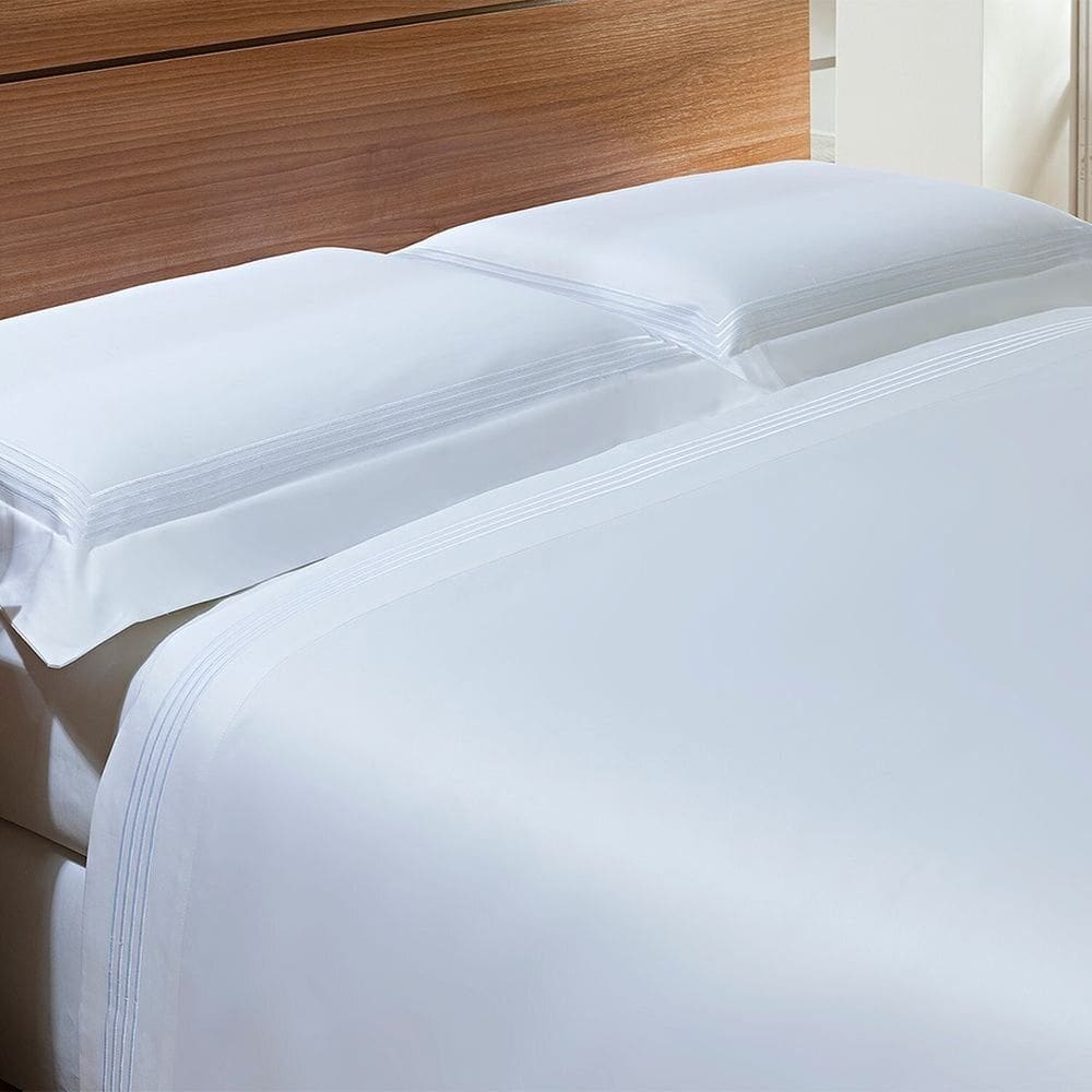 Jogo de Cama 1000 Fios Queen Branco