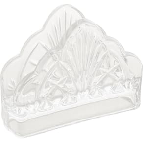 Porta Guardanapos Cristal Dublin 12,5cm Lyor Suporte para Papel de Mesa