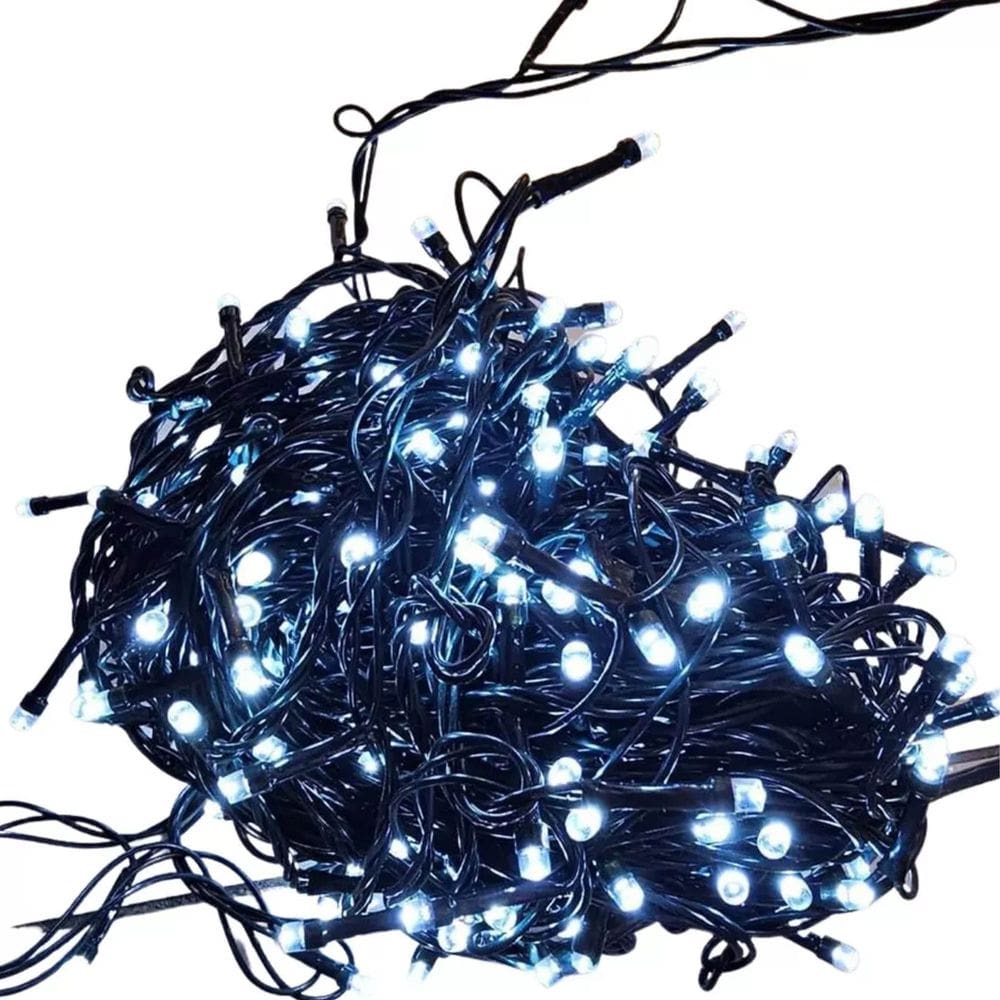 Pisca Pisca Natal 100 Leds 10 Metros Natalino Enfeite Arvore Casa Loja Ornamento Advento
