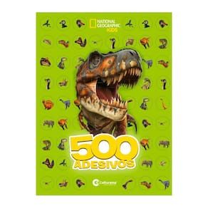 Livro Infantil de Atividades c/ 500 Adesivos Dinossauros - Culturama