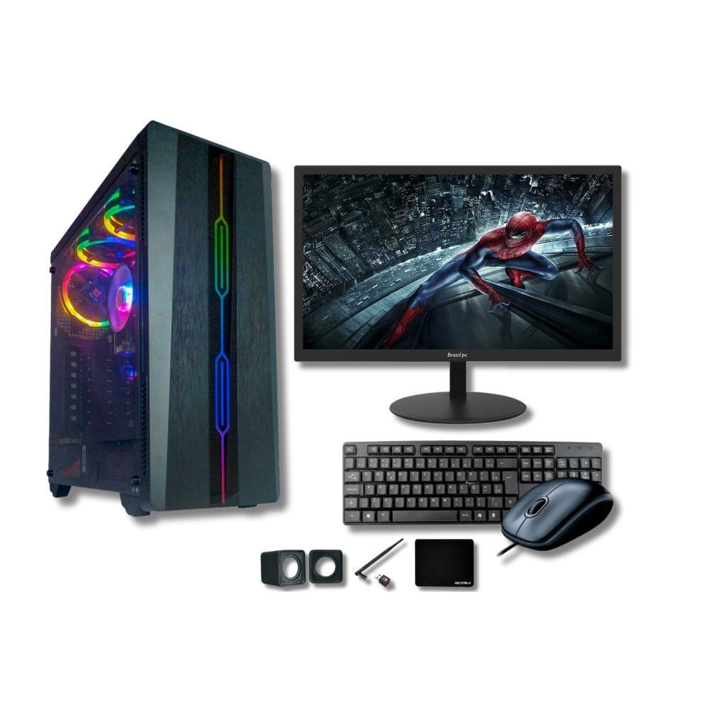Desempenho perfeito PC i5, 16GB RAM, SSD 480GB, Monitor 19"