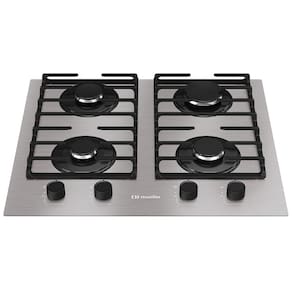 Cooktop Mueller 4 Bocas de Alumínio 59cm com Grade Dupla MCG4BL Bivolt